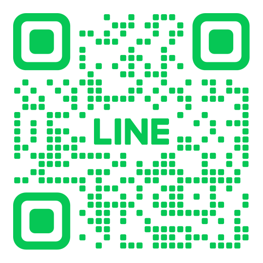 LINE公式アカウントをはじめました！以下のQRコードをスキャンしてください。